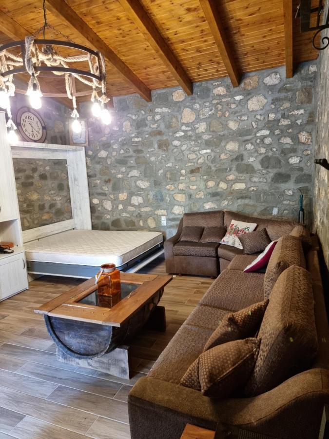House With Big Garden And Barbeque In Nature Vourgareli Exteriér fotografie