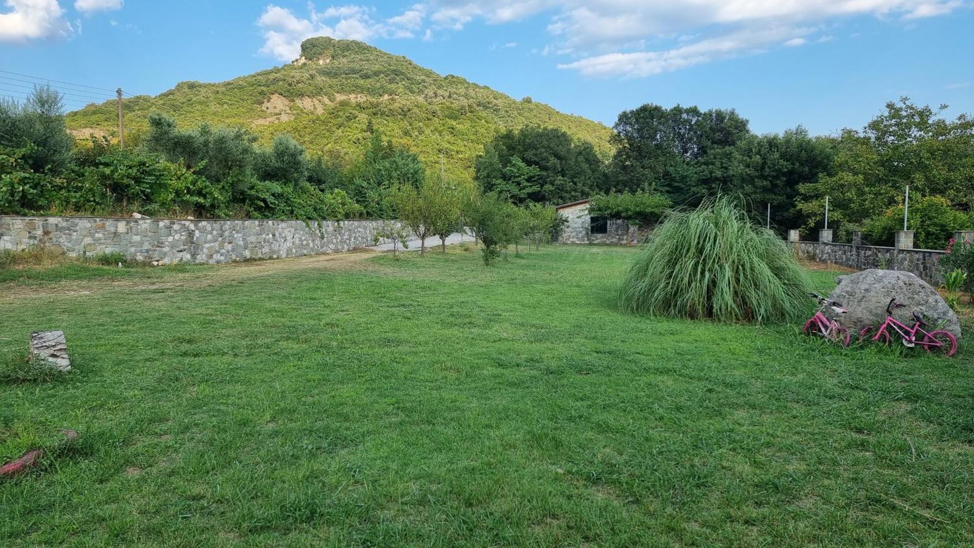 House With Big Garden And Barbeque In Nature Vourgareli Exteriér fotografie